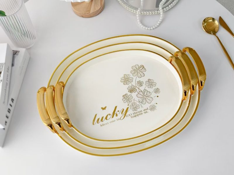光面把手白色蛋形大号(印lucky)