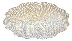 金色旋涡烫金餐垫