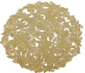纯金浪花烫金餐垫
